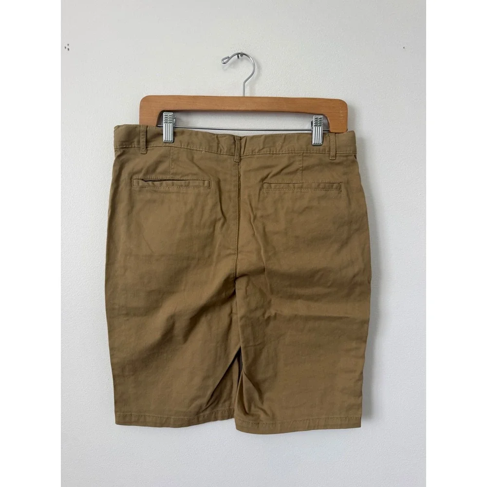 The Children's Place Boys Uniform Stretch Chino Shorts Husky Tan Size 16 Husky
